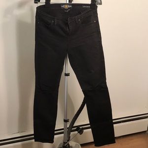Black distressed lucky brand Sofia skinny